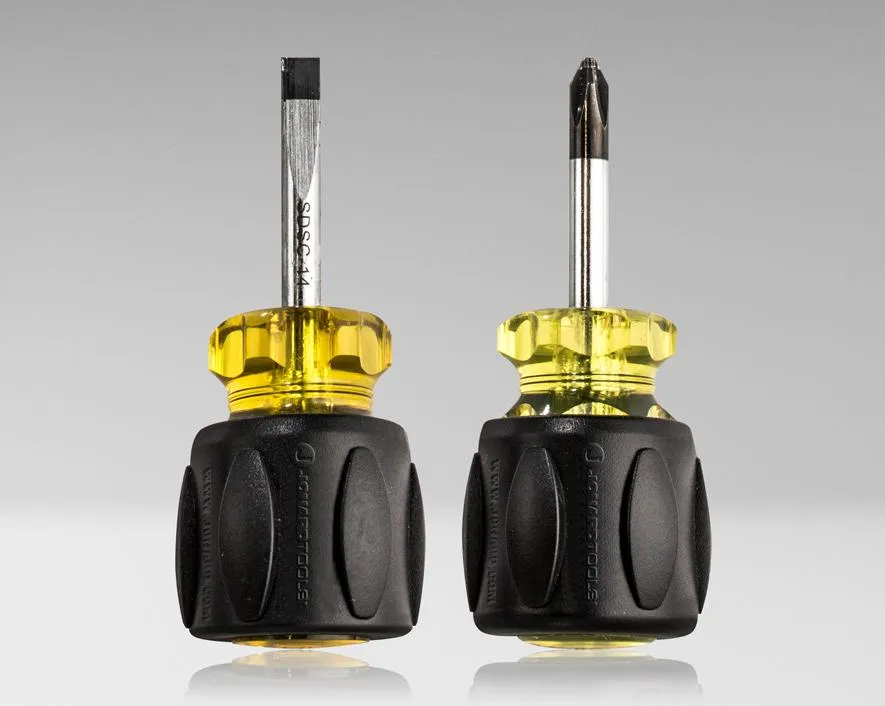 2 Piece Stubby Screwdriver Set