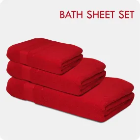 3-Piece Bath Sheet Towel Set