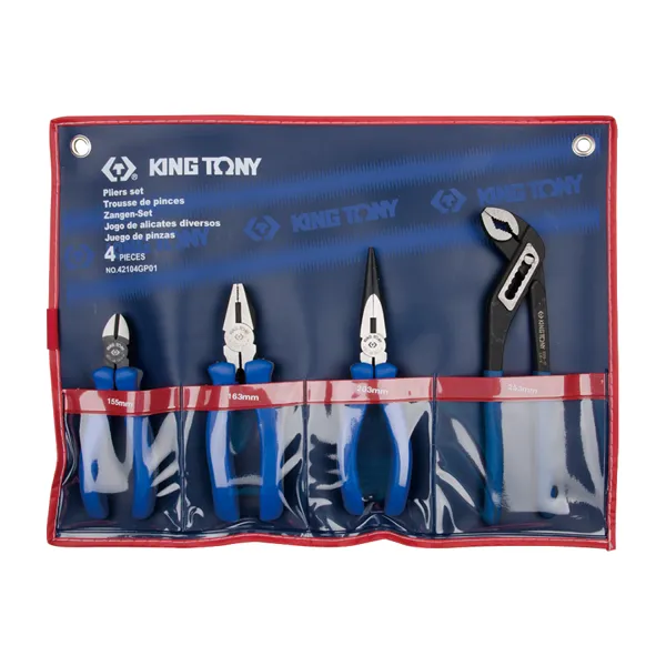 42104GP01 - King Tony 4Pc Plier Set