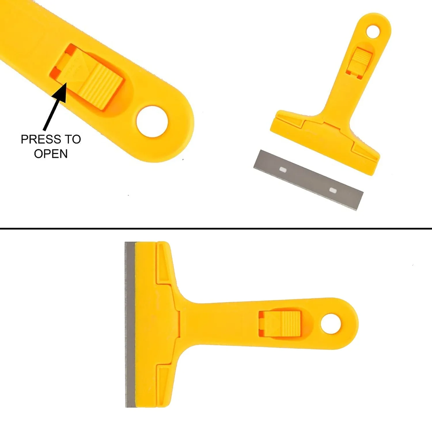 9157 Glass Scraper Razor Blade,Paint Scraper,Window scraper for Remover Tool Set