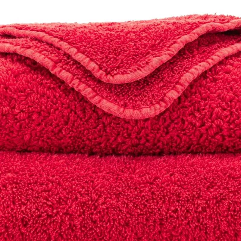 Abyss Super Pile Euro Guest Towel 17X24 Carmin 564