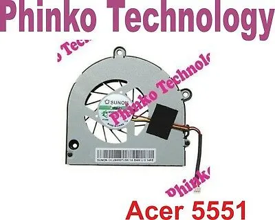 Acer Aspire 5251 5551 5551G 5552 5252 5741 5741G 5741Z  Cpu Cooling Fan