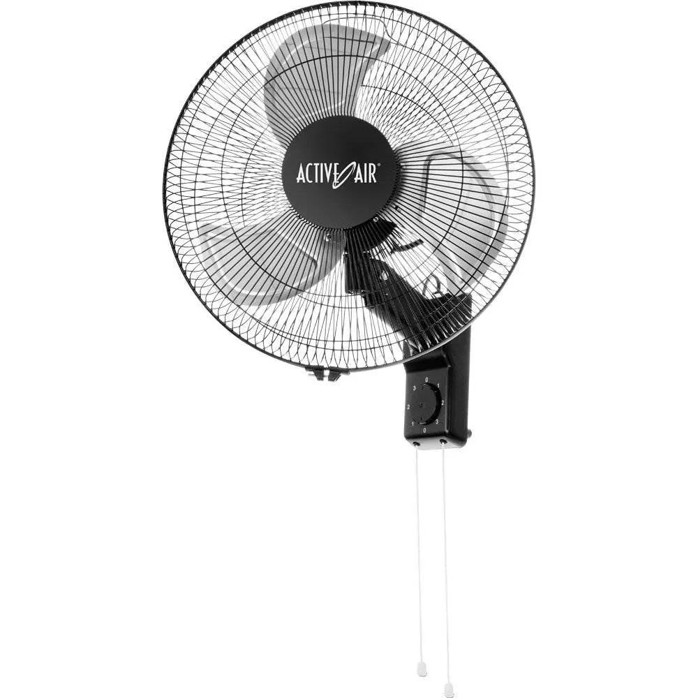 Active Air ACFW16HDB Heavy-Duty 16 Inch 3 Speed Metal Wall Mount Tilting Fan (3)