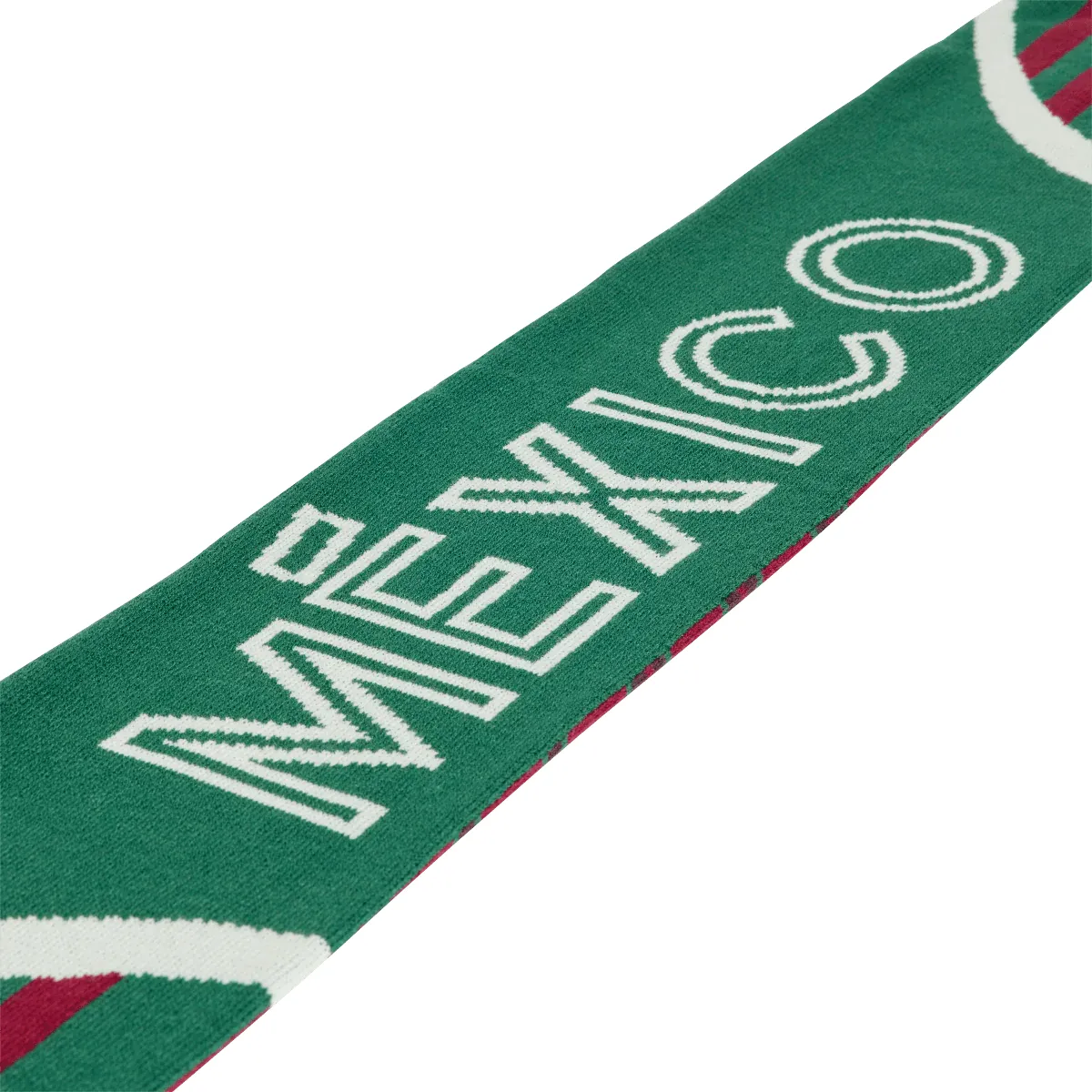 adidas Mexico Fan Scarf (Burgundy/Dark Green)