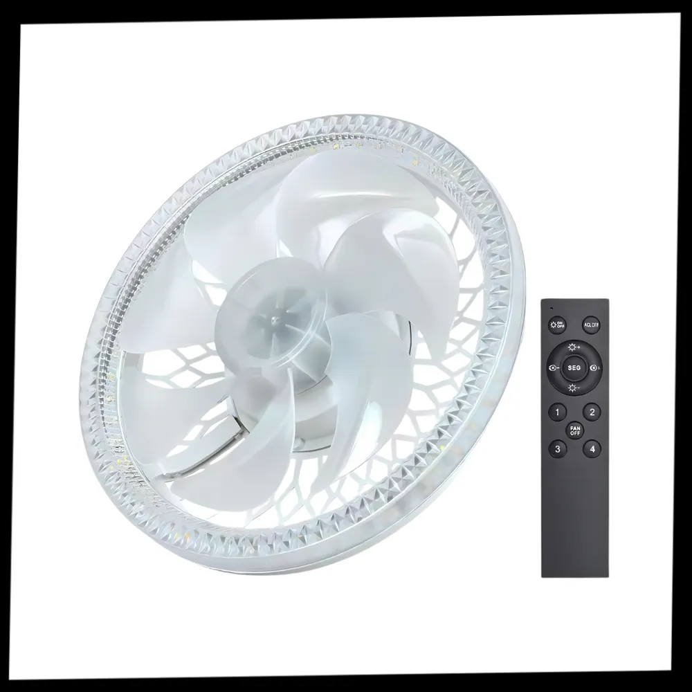 Aesthetic Ceiling Fan With Light And Remote