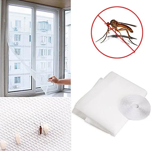 Anaya Mosquito Net Insect Mesh with Tape 2/3ft (60/90cm) (White Color) Insect Repellent Insect Fly Bug Mesh Screen- Model, 60x90 Cm (NEW-DIV-127)