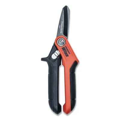 Apex Tool Group Titanium Coated Tradesman Utility Shears, 7-1/2 in, Red/Black, CW7T