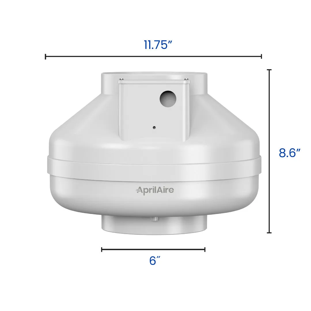 AprilAire ARN25F Radon Mitigation Fan, Basement, Crawlspace or Slab Application, Indoor/Outdoor, 1500 and 2500 Square Feet