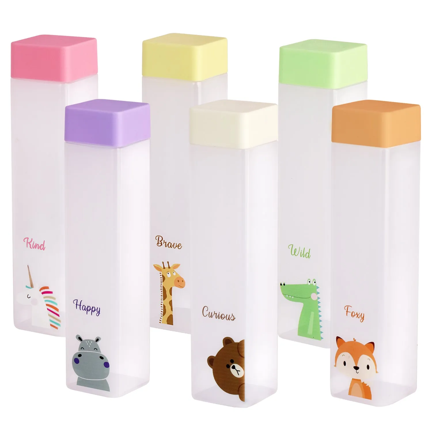 Aquaqlean Frosty 950ml - Choose Your Personality  Kids & School  Water Bottle - Foxy (Fox) 1 Pcs Pack