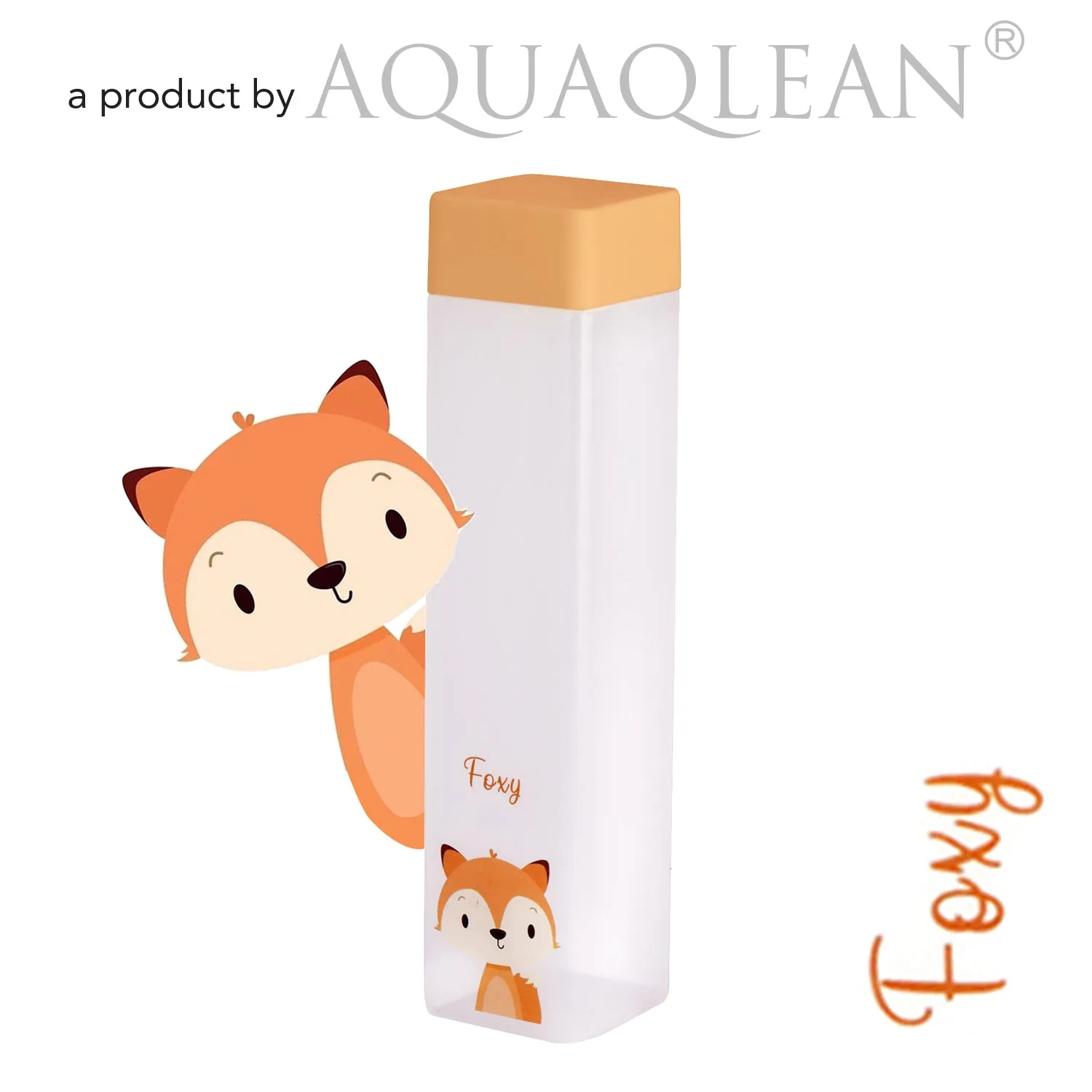 Aquaqlean Frosty 950ml - Choose Your Personality  Kids & School  Water Bottle - Foxy (Fox) 1 Pcs Pack