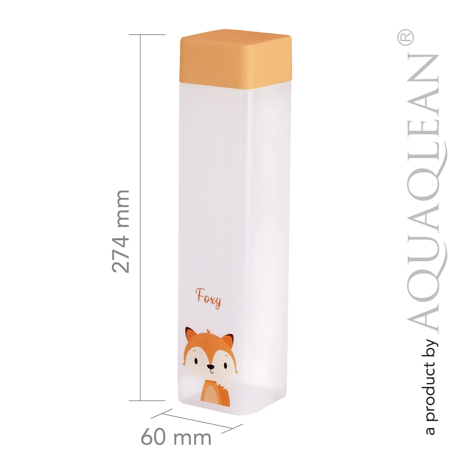 Aquaqlean Frosty 950ml - Choose Your Personality  Kids & School  Water Bottle - Foxy (Fox) 1 Pcs Pack