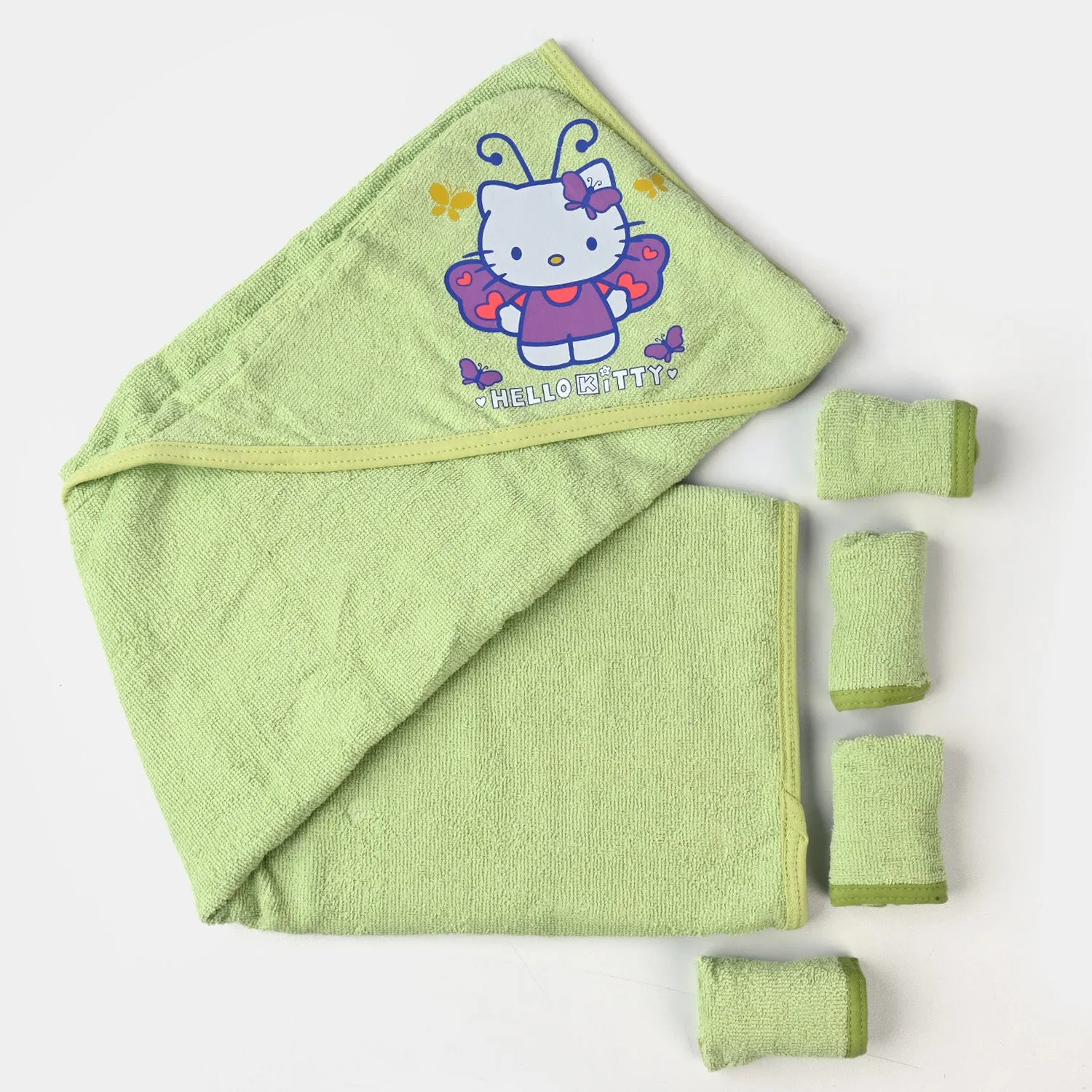 Baby Bath Towel   4PCs Face Towel