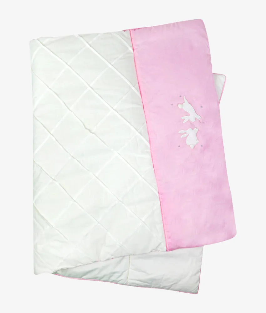 Baby Comforter Quilt  – Pink Rabbit Theme