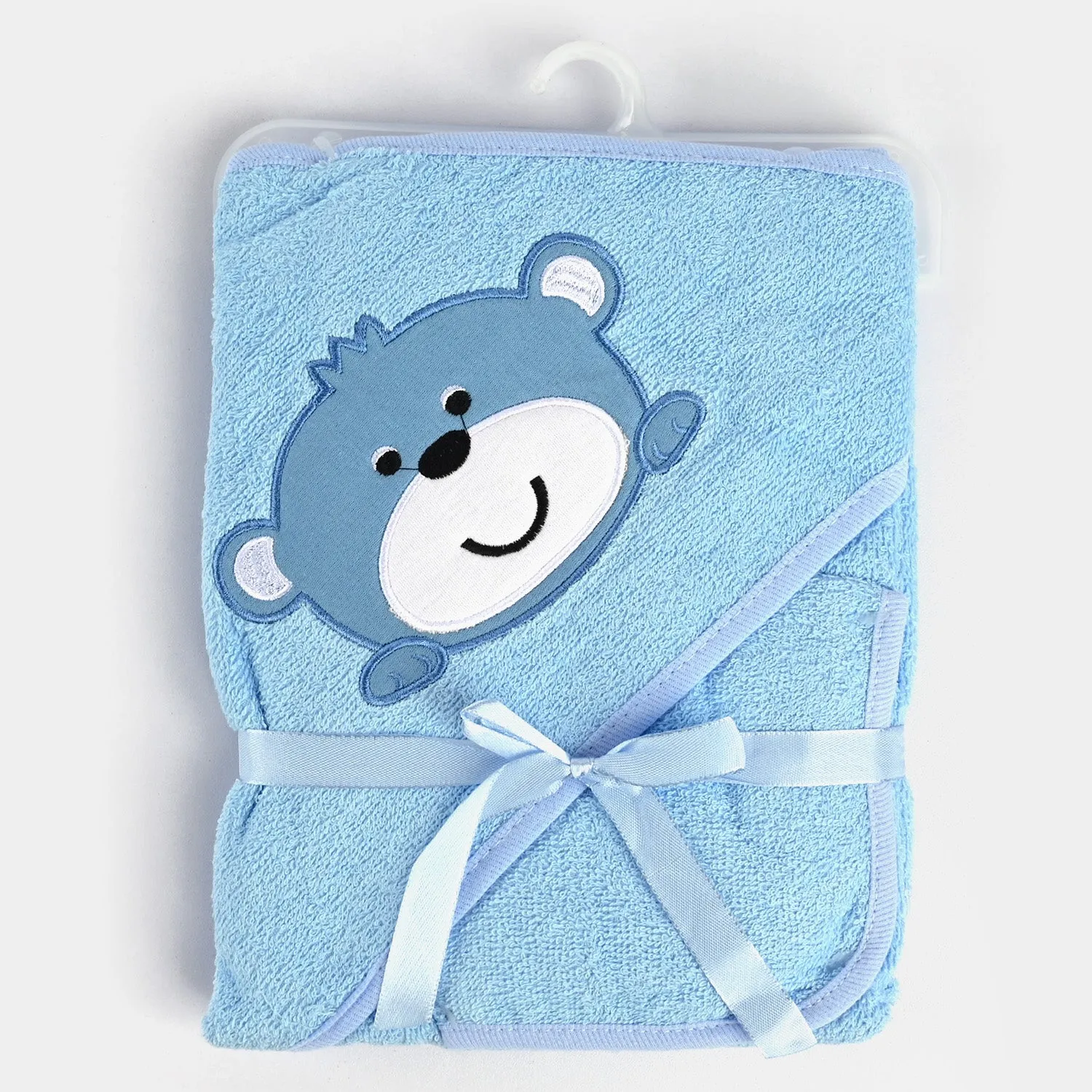 Baby Hooded Bath Towel  1 PCs Face Towel-Blue