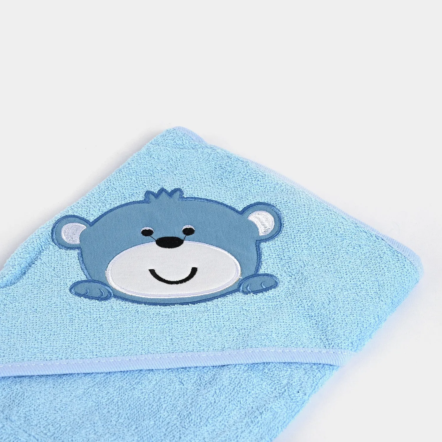 Baby Hooded Bath Towel  1 PCs Face Towel-Blue