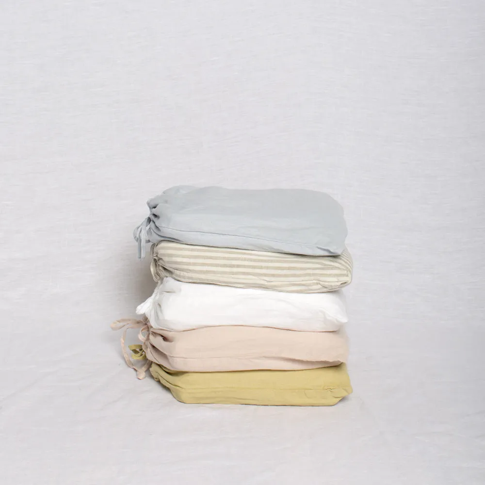 BABY LINEN COT SET - Raw Ginger