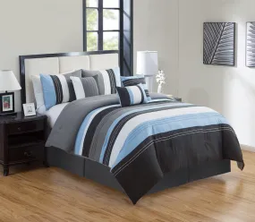 Barcelona Blue 7-piece Comforter Set