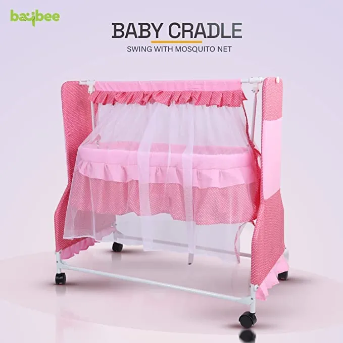 Baybee Cradle for Newborn Baby| Baby Swing Cradle with Mosquito Net