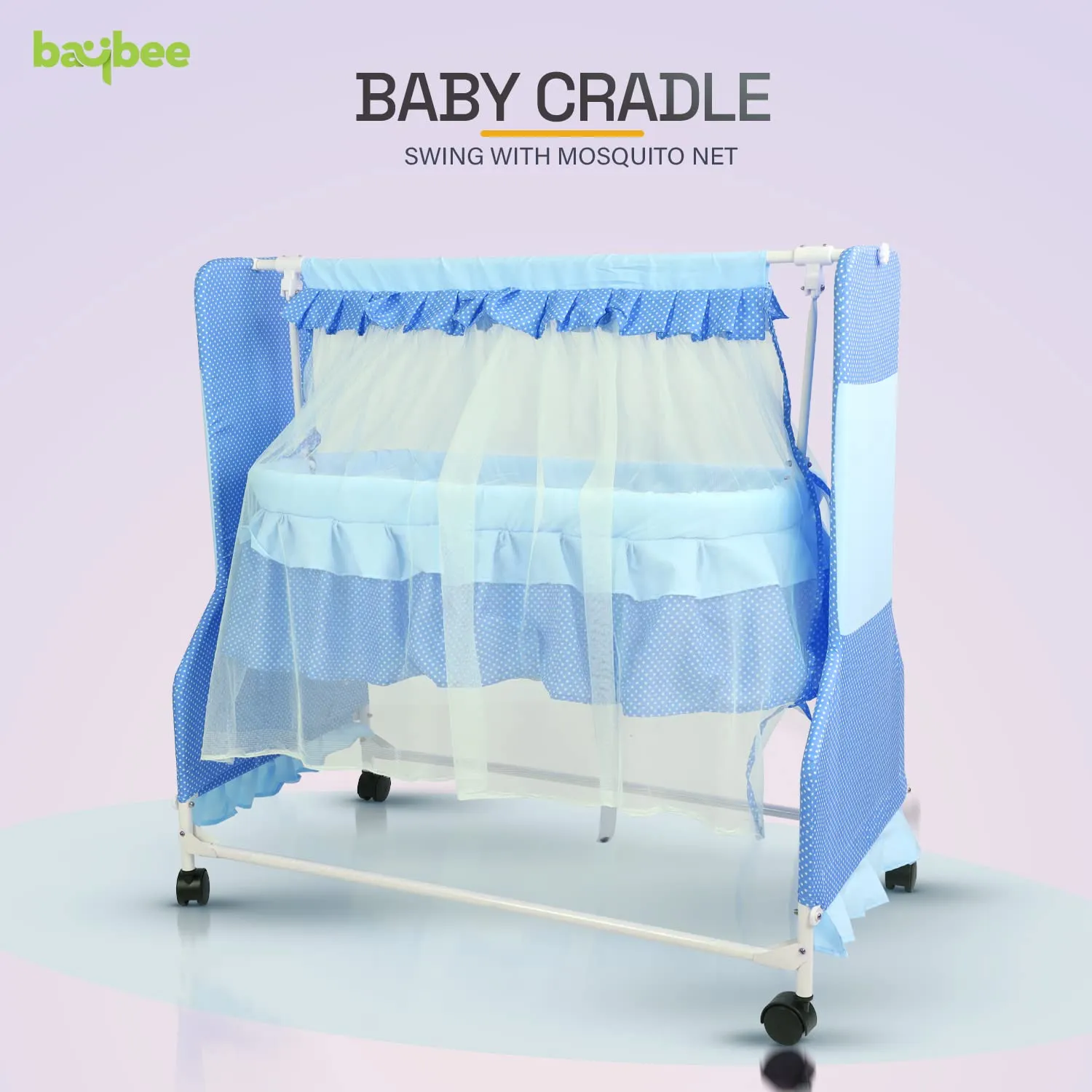 Baybee Cradle for Newborn Baby| Baby Swing Cradle with Mosquito Net