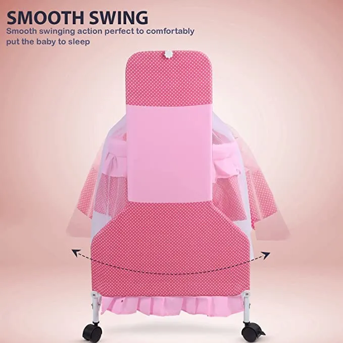 Baybee Cradle for Newborn Baby| Baby Swing Cradle with Mosquito Net