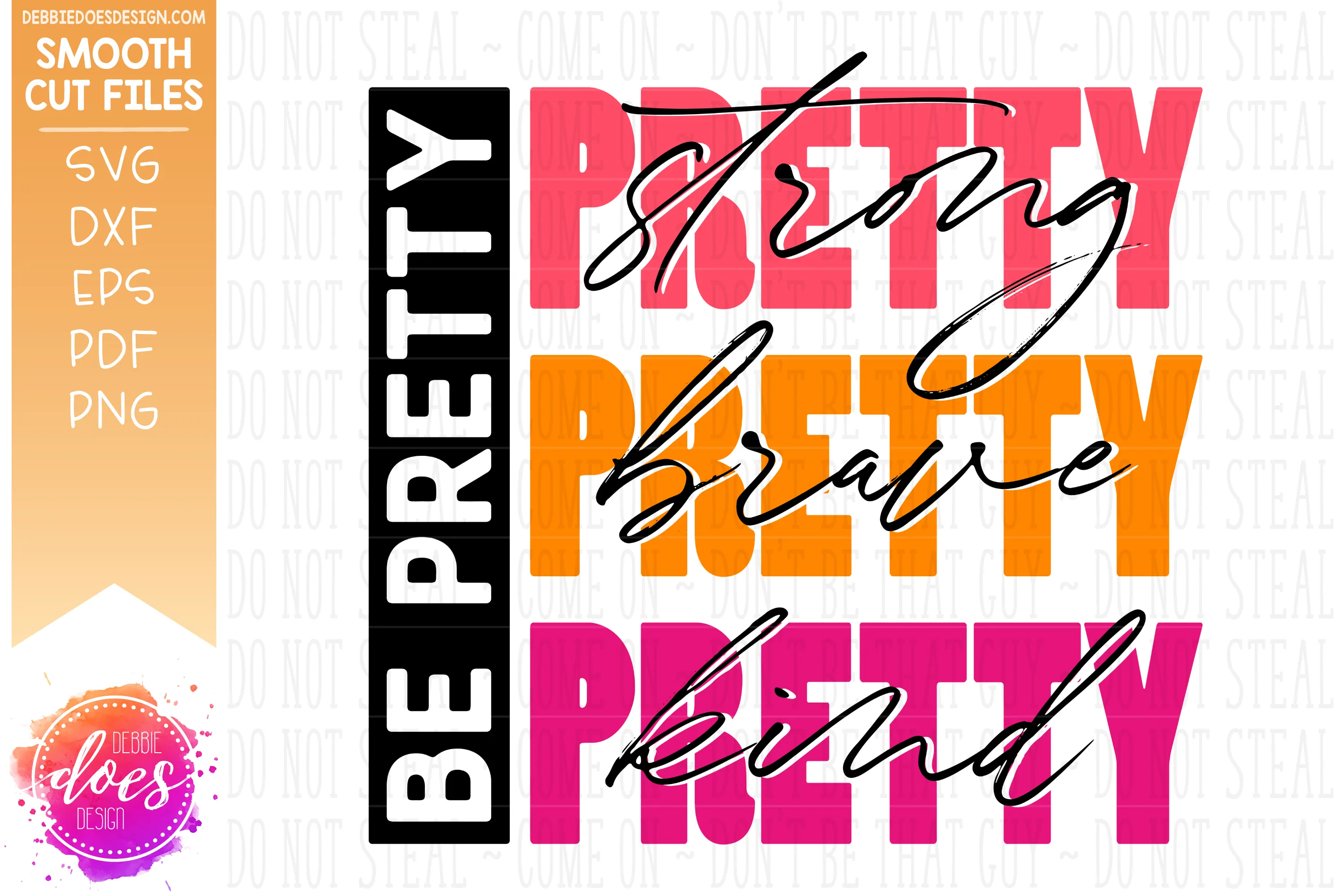 Be Pretty - SVG File (Warning: Complex Cut)