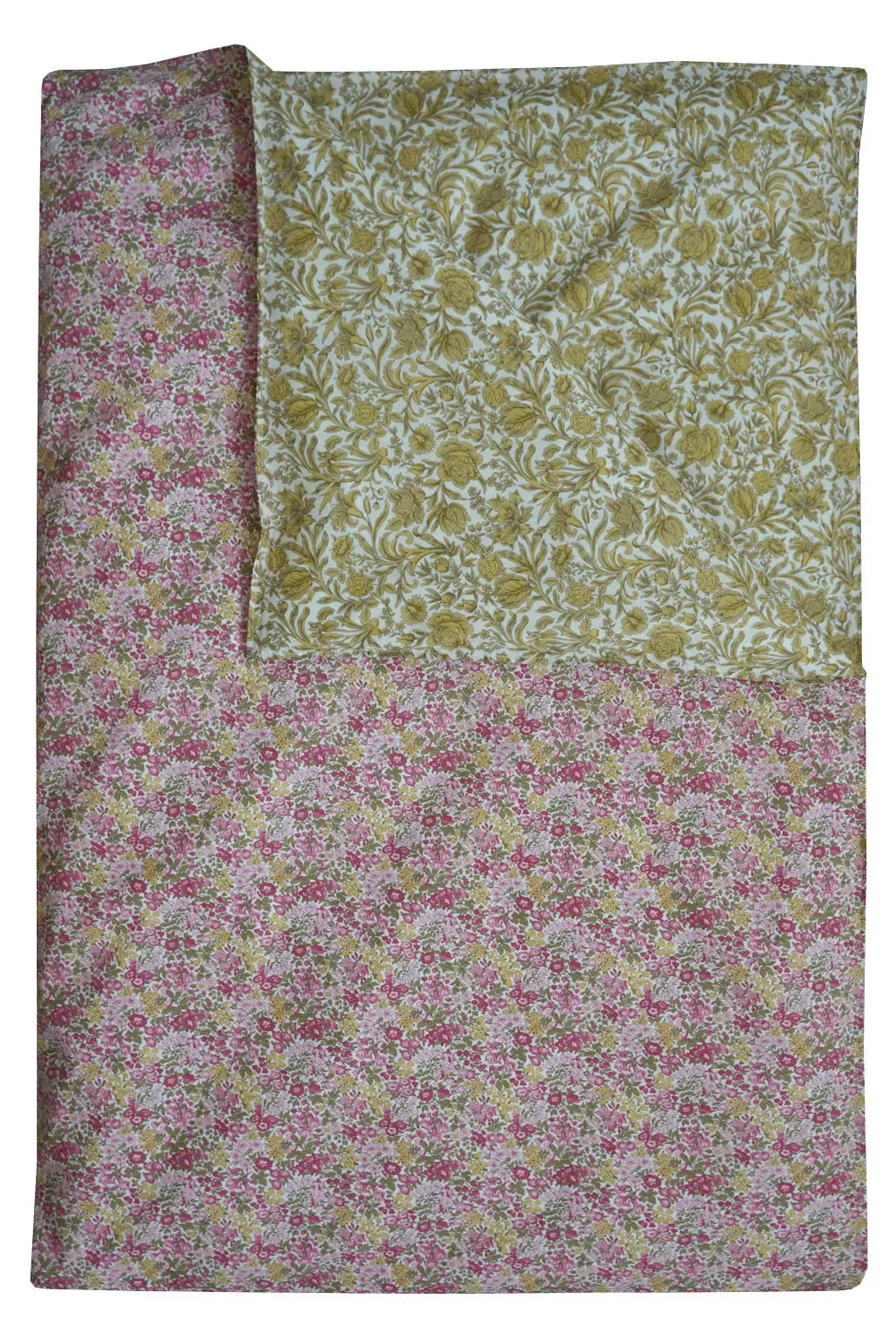 Bedding Made With Liberty Fabric PENSTEMON & SAMBOURNE YELLOW