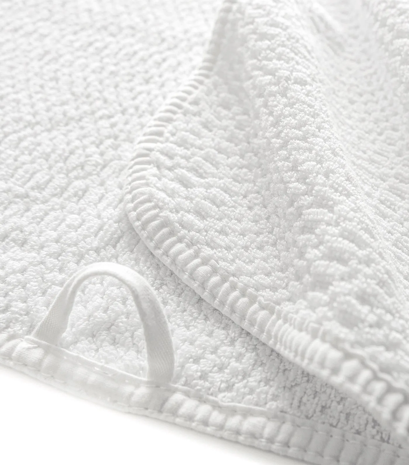 Bee Waffle Towels White