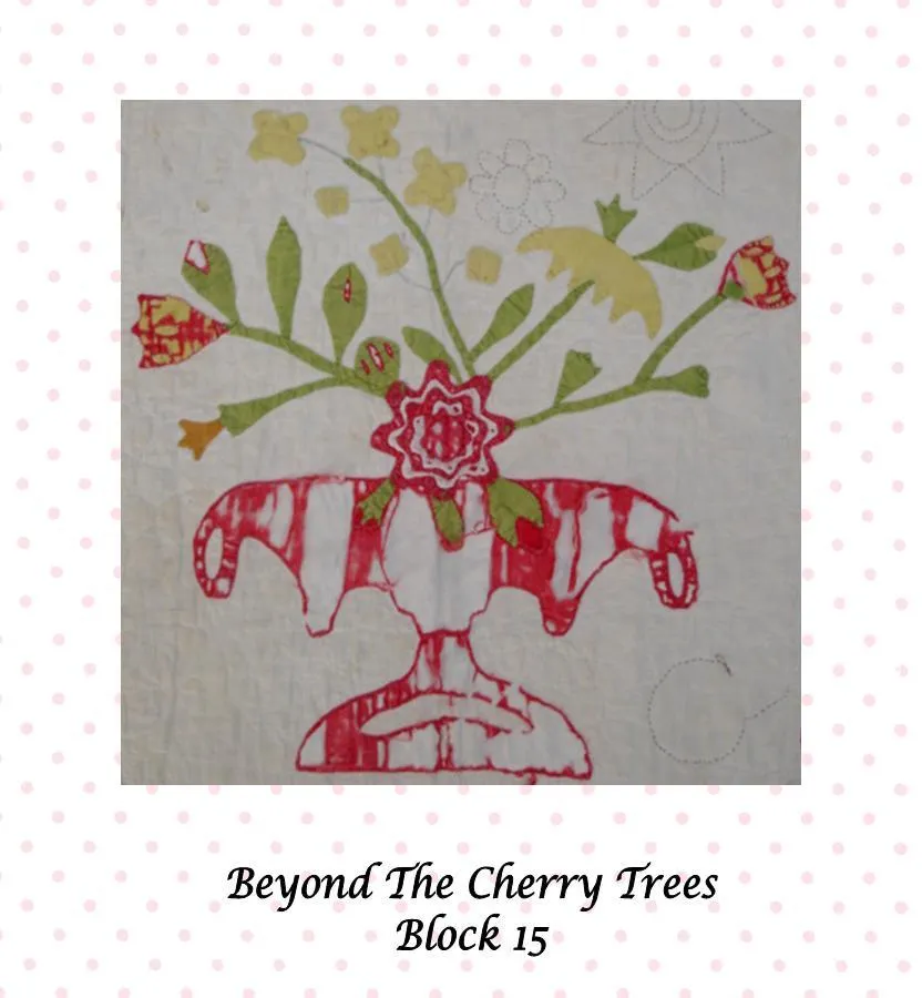 Beyond The Cherry Trees Block of the Month - Complete Pattern