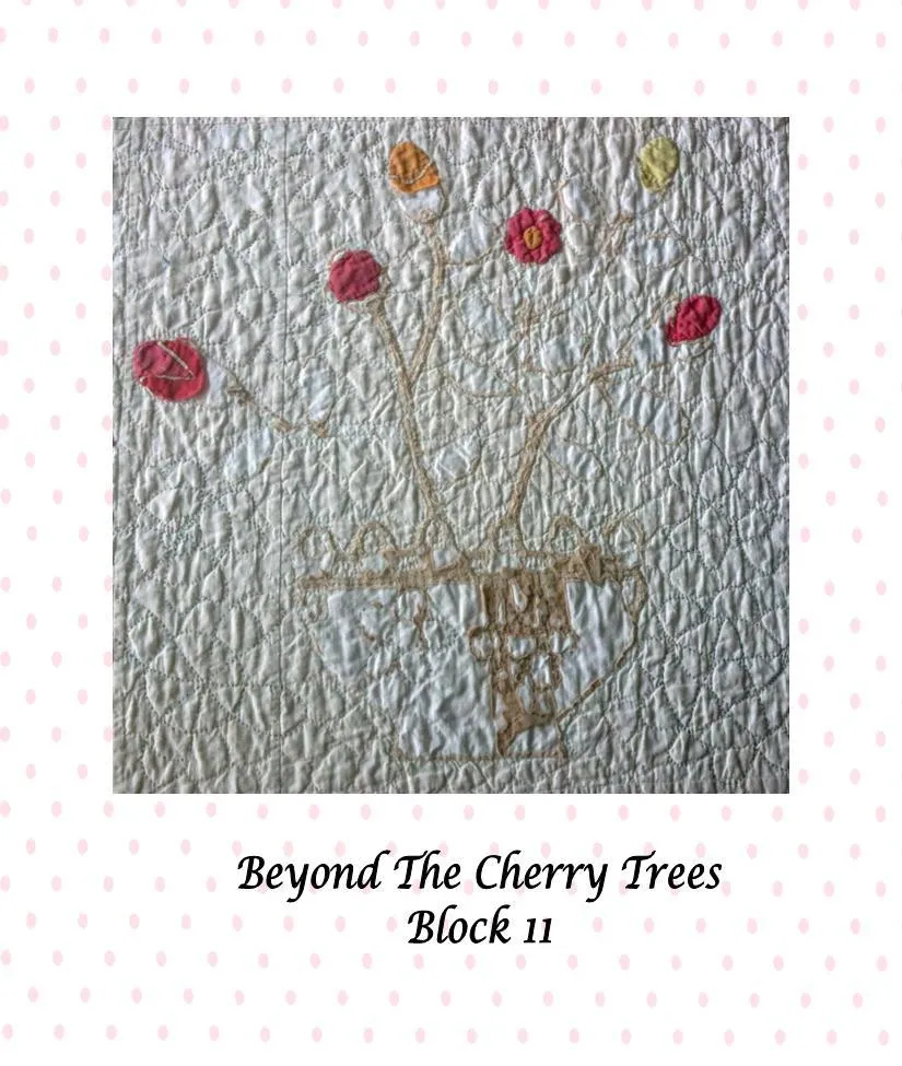 Beyond The Cherry Trees Block of the Month - Complete Pattern