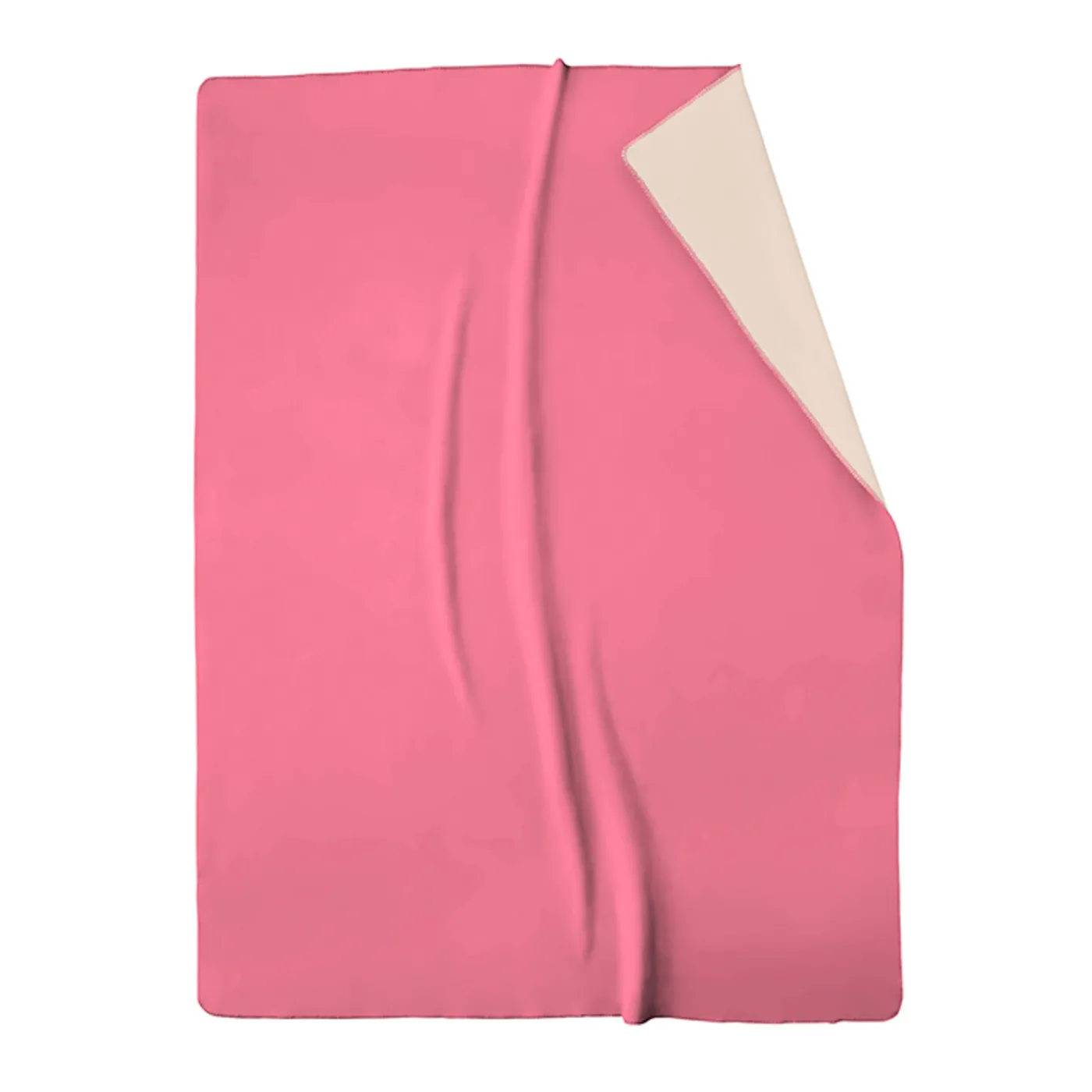 Biederlack Wohndecke Pink Ecru | 150x200