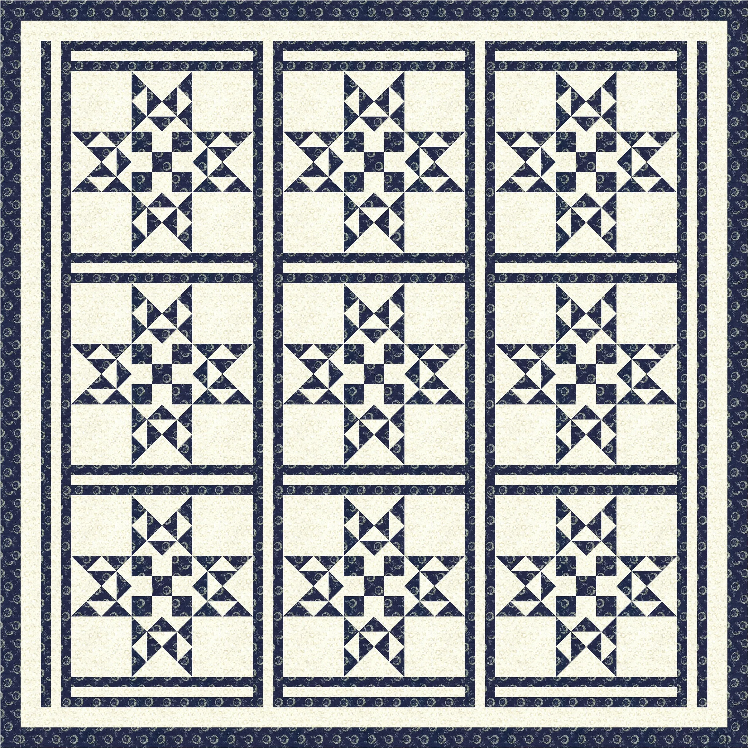 Big Blue Quilt Pattern