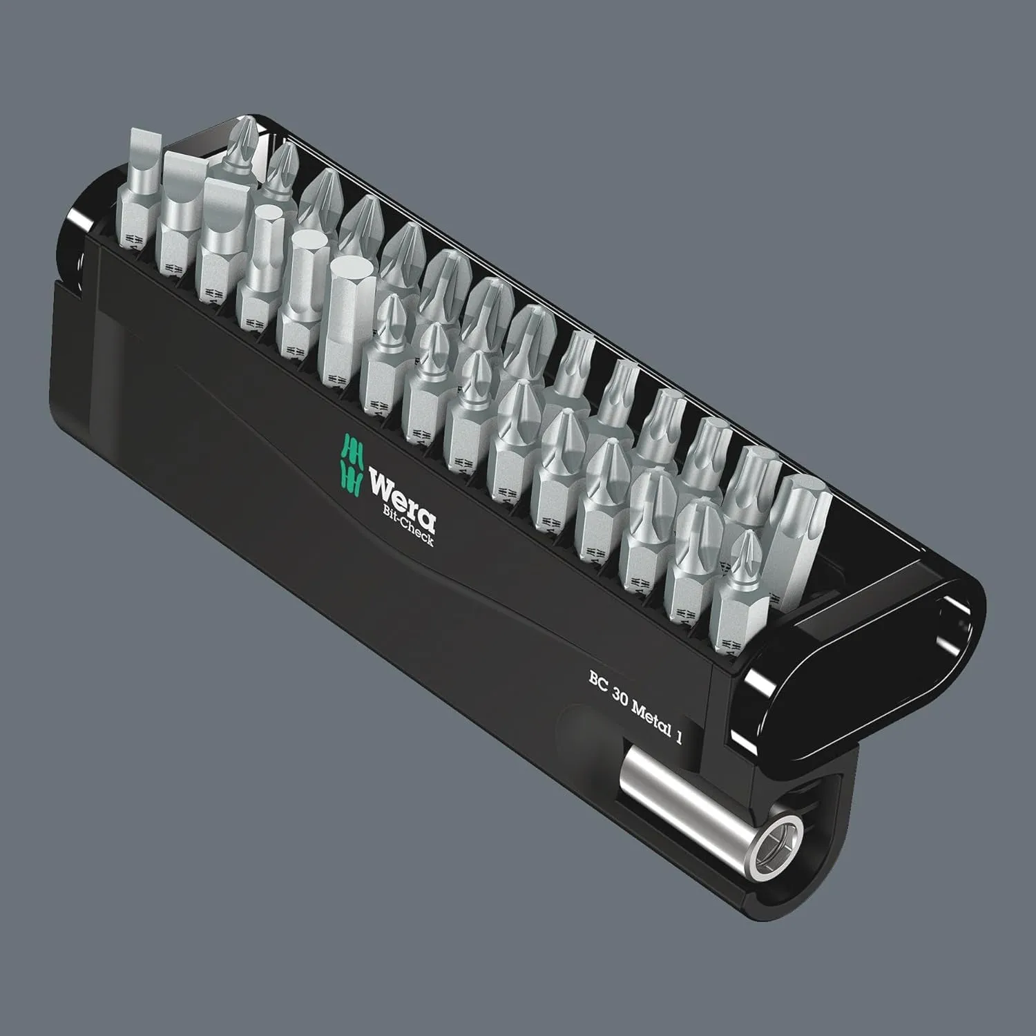 Bit-Check 30 Metal 1 General bit set for drill/drivers, Metal jointing, PZ,PH,Hex-Plus,TX 30 piece, 05057434001