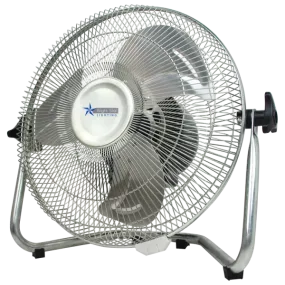 Bright Star Lighting FAN010 CHROME 12” Floor Fan