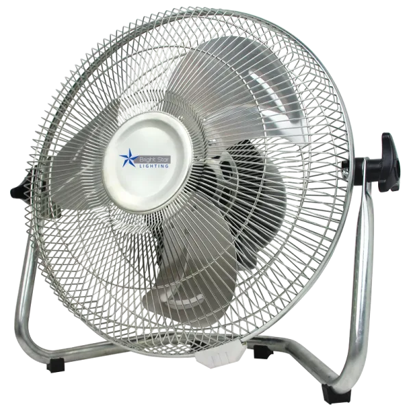 Bright Star Lighting FAN010 CHROME 12” Floor Fan