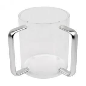 BT Shalom Clear/Silver Wash Cup 1pc