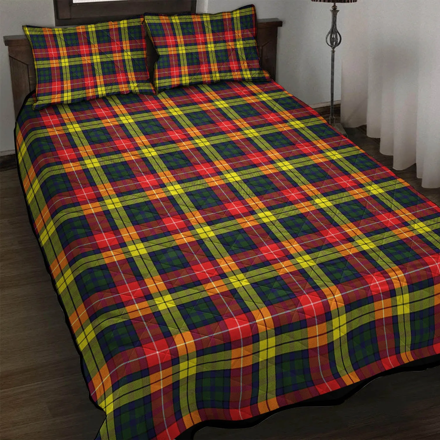 Buchanan Modern Tartan Quilt Bed Set