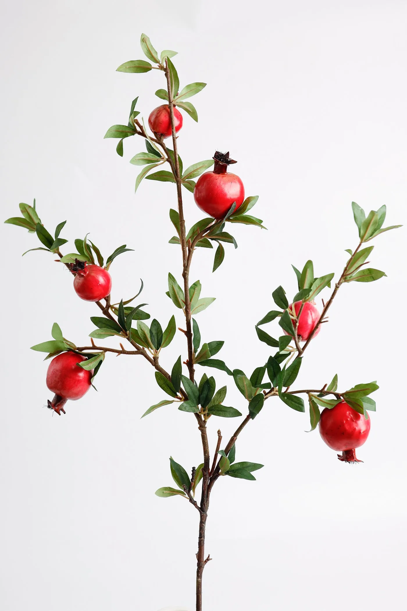 Bulk AM Basics Artificial Pomegranate Branches 37 Inch Wholesale