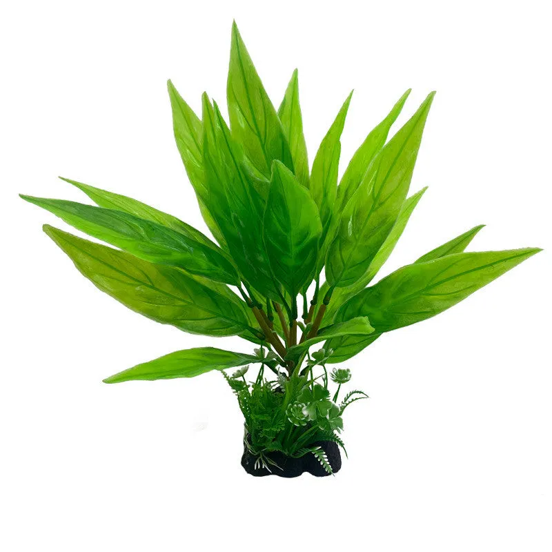 Bulk Aquarium Artificial Green Tree Plants Decoration Wholesale