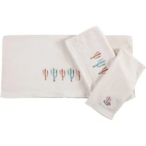 Cactus 3 Piece Towel Set