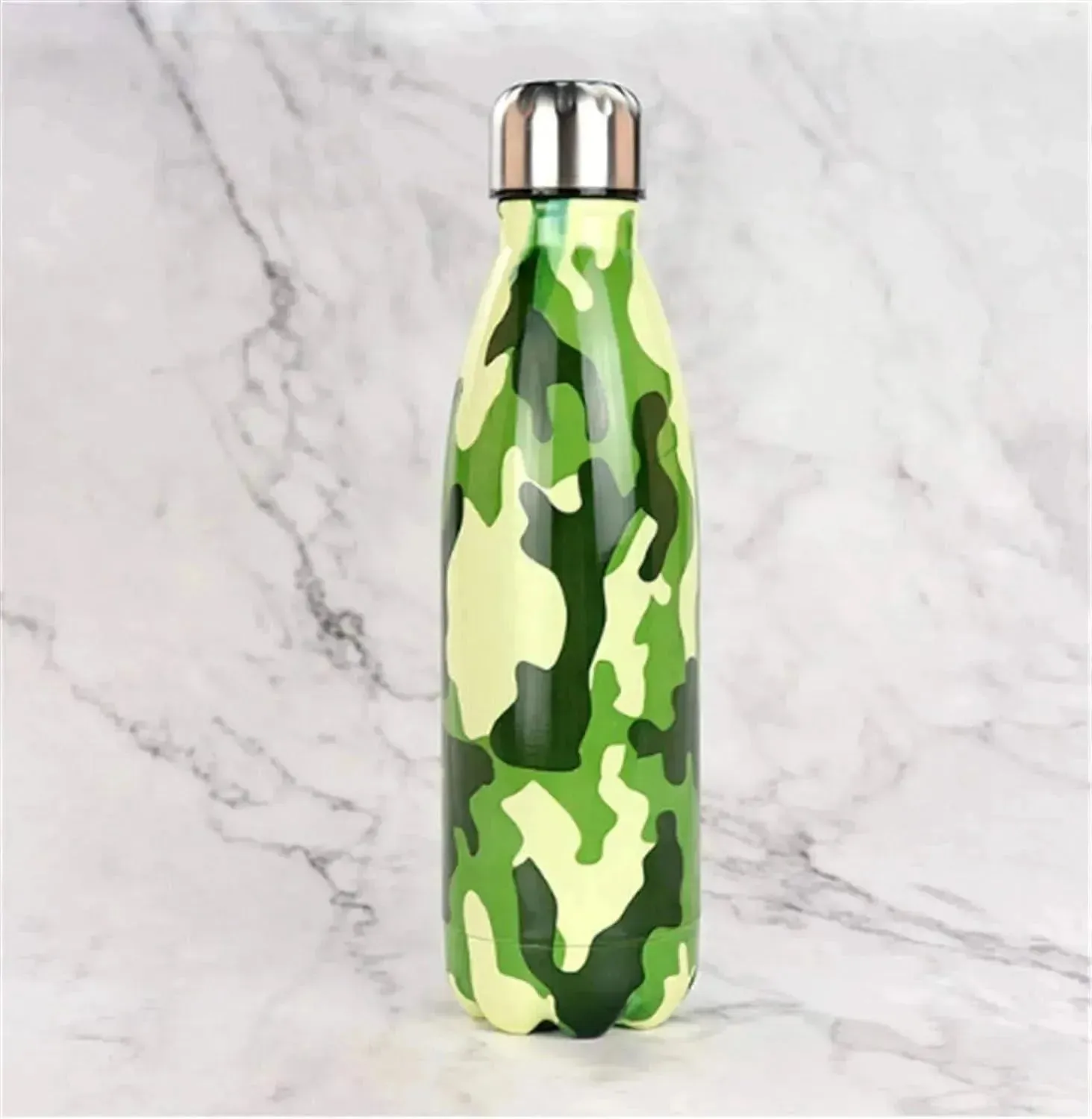 Camouflage Cola Metal Water Bottle (500 ml)