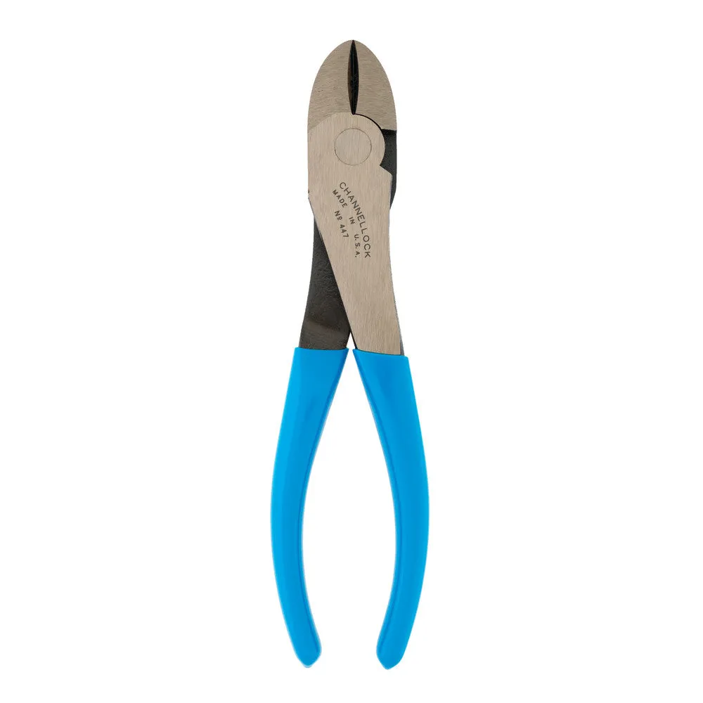 Channellock 447 7.75" HL Diag Cutting Plier, Curved Lap Joint