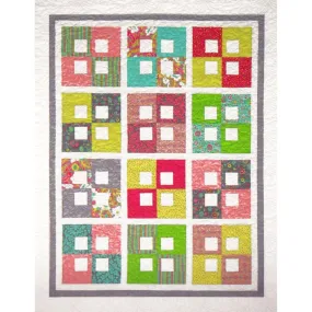 City Windows Quilt NJD-107e - Downloadable Pattern