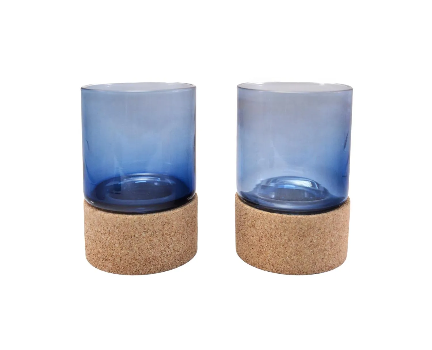 Cocktail Button Cups - Steel Blue