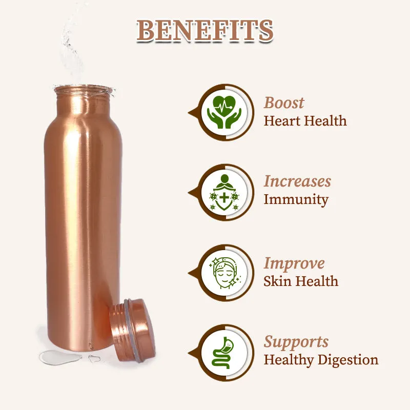 Copper Water Bottle - Vintage - 900ml