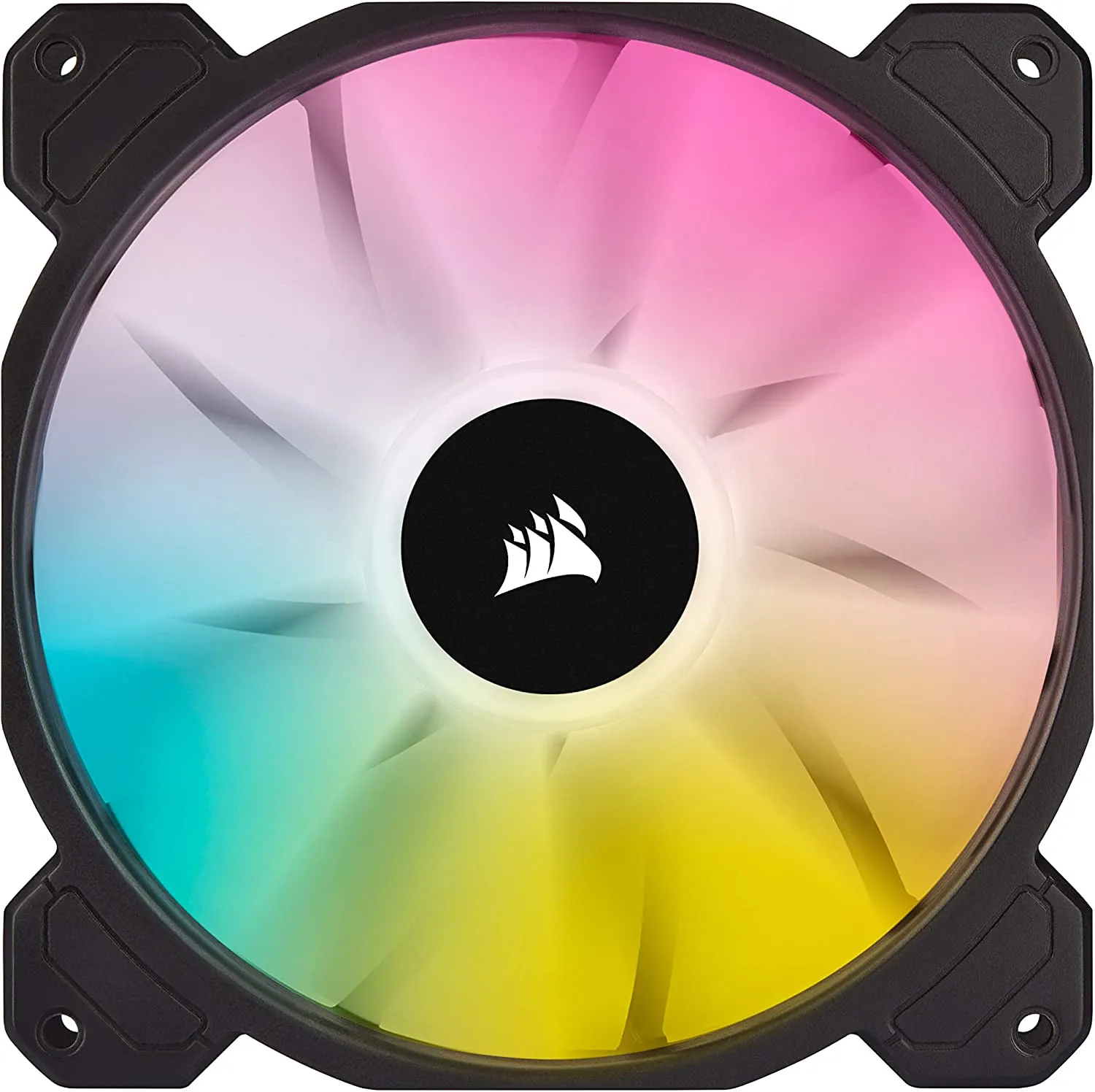 Corsair iCUE SP140 ELITE Performance 14cm PWM RGB Case Fan, 8 ARGB LEDs, Hydraulic Bearing, Single Fan Expansion Pack, 140mm Case Fan