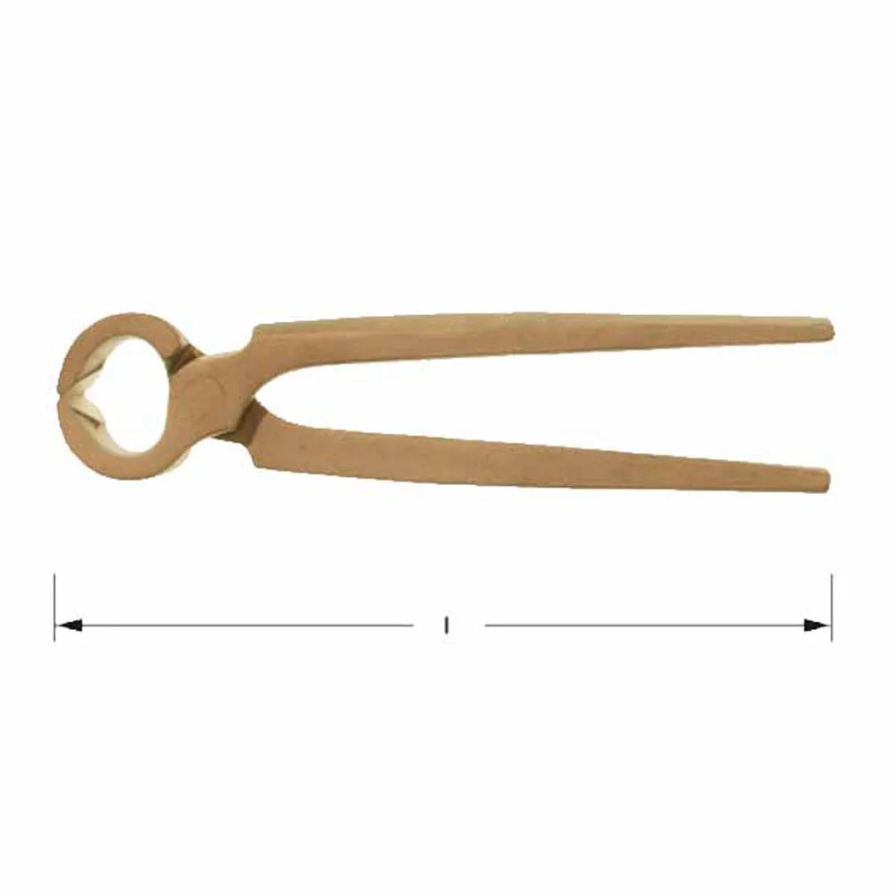 CS Unitec Ex603-7A Aluminum Bronze Non-Sparking, Low-Magnetism, Corrosion Resistant Cutting Pliers 7-3/16" (180 mm)