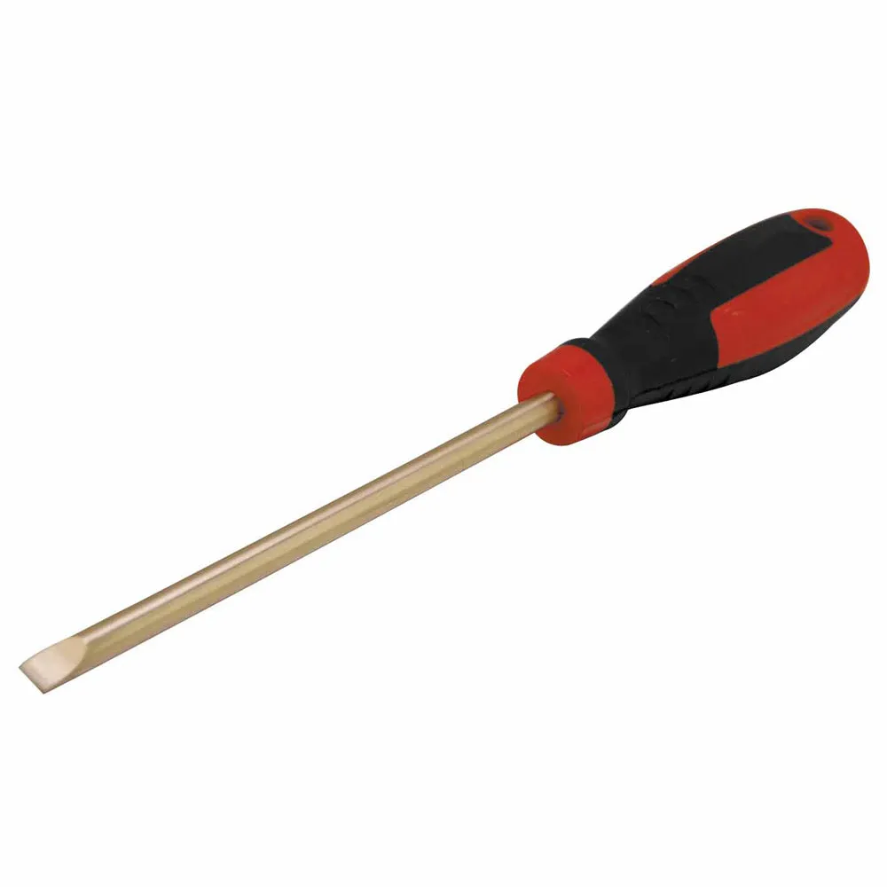 CS Unitec Ex801-10SB Copper Beryllium Non-Sparking, Non-Magnetic, Corrosion Resistant Flat Head Screwdriver 3/8" (10 mm)