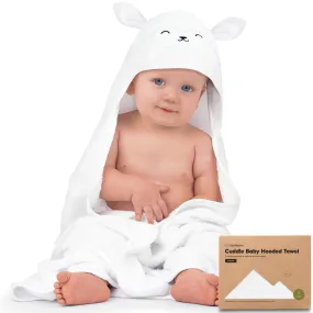 Cuddle Baby Hooded Towel - Lamb