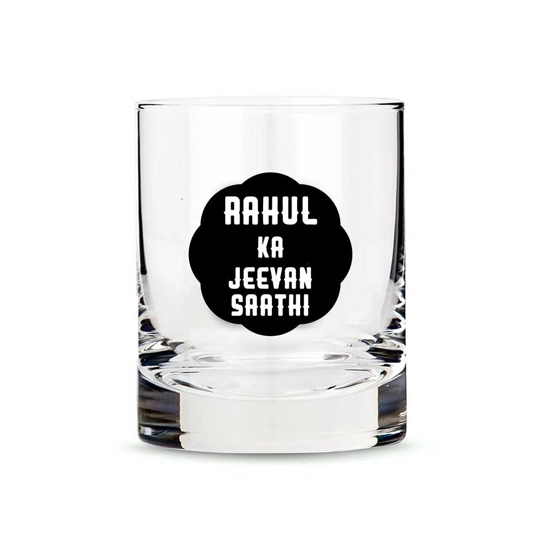 Custom Whiskey Glass Return-Gift - Wedding Gift - Jeevan Saathi