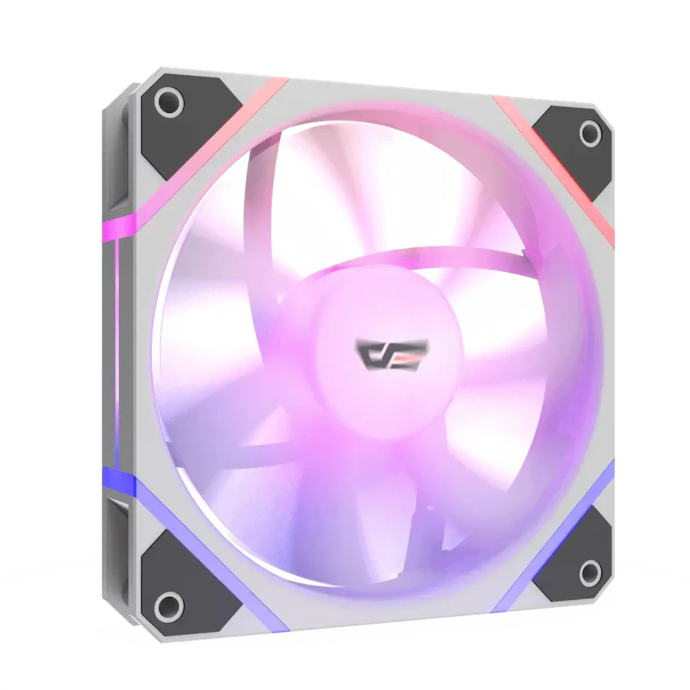 darkFlash DM12 Pro 120mm ARGB PWM Case Fan - White 白色 (TH-DM12WP)